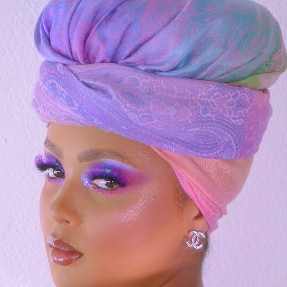 Cotton Rainbow Fantasy Headwrap